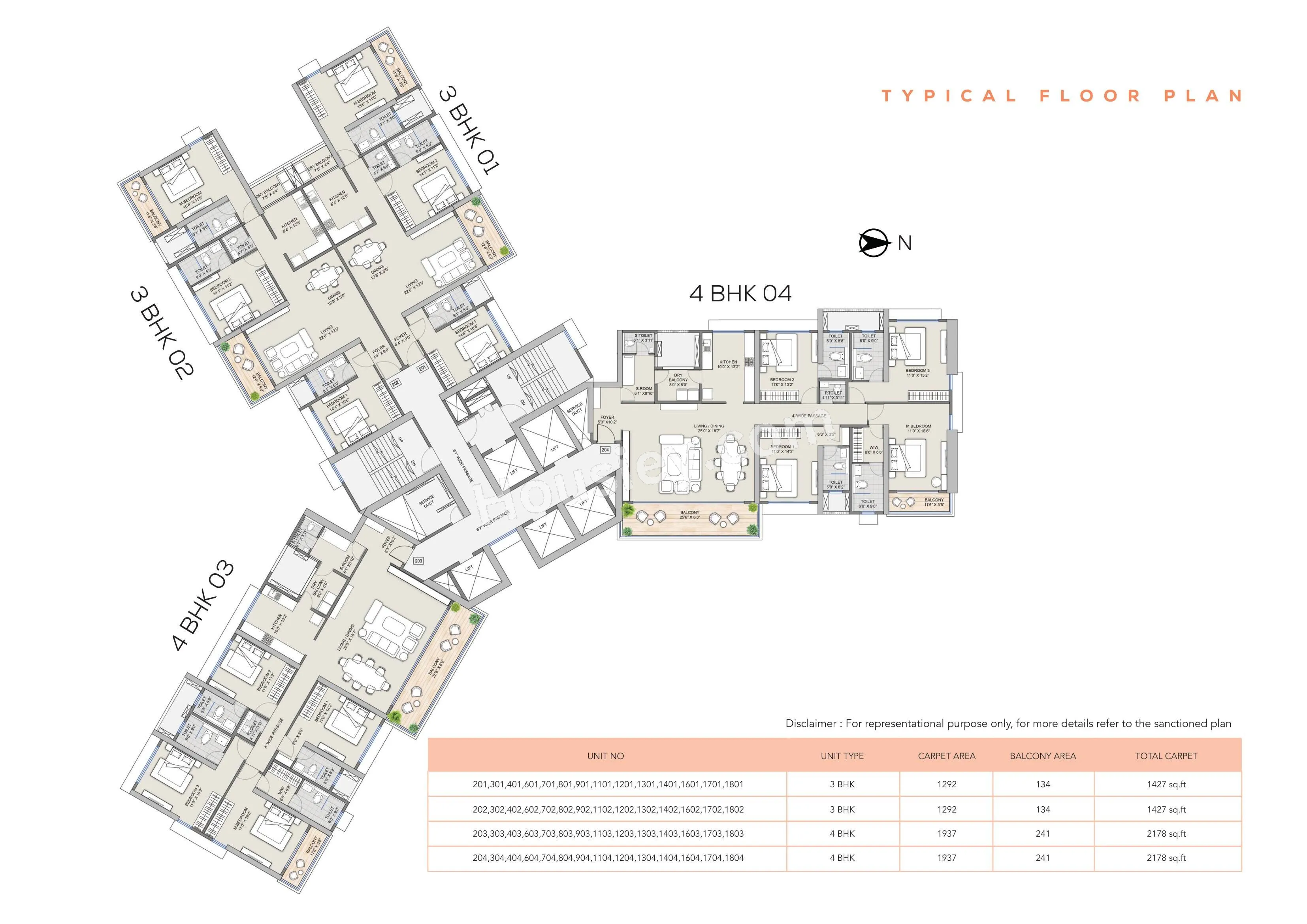 Supreme Tower Floor Plan